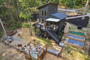 Luxury Cottage Game House Hot Tub Fire Pit